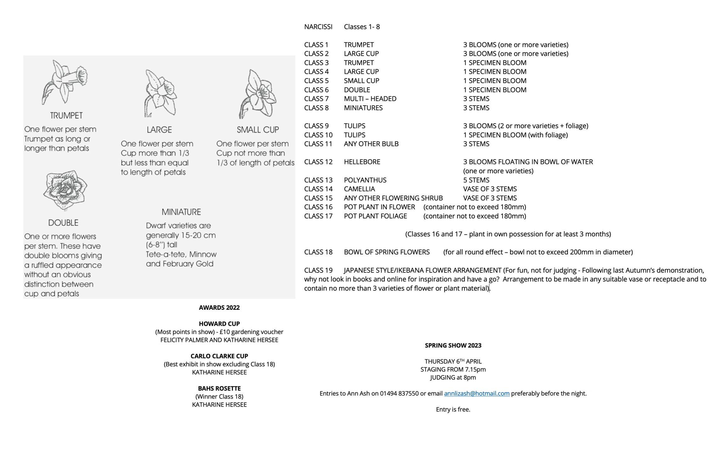 Spring Show Schedule 2023 spring-show-schedule-2023